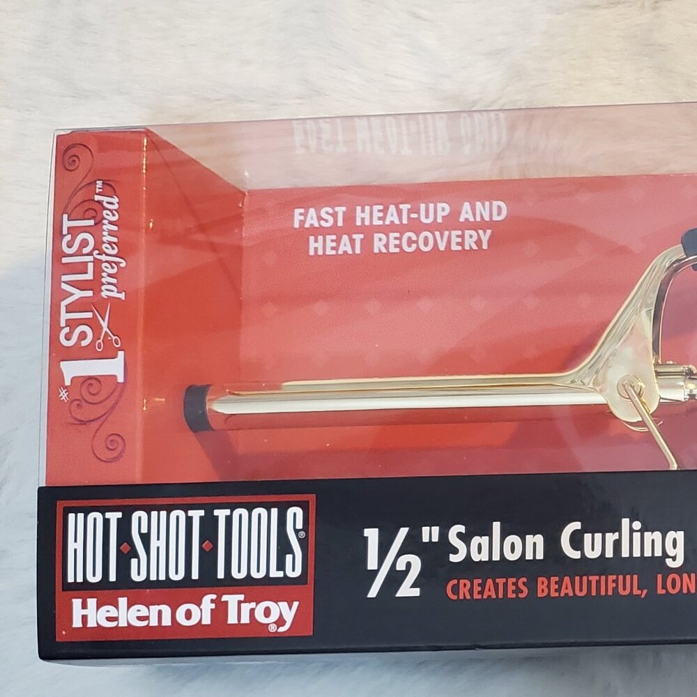 Hot Shot Tools Helen of Troy 1/2" Salon Curling Iron NIB